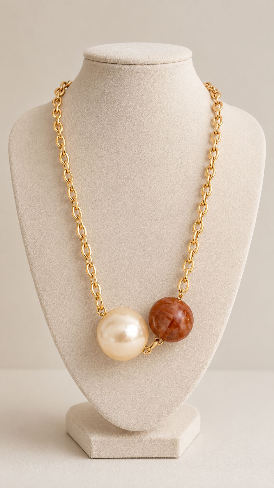 Bossa - Statement Gold Necklace