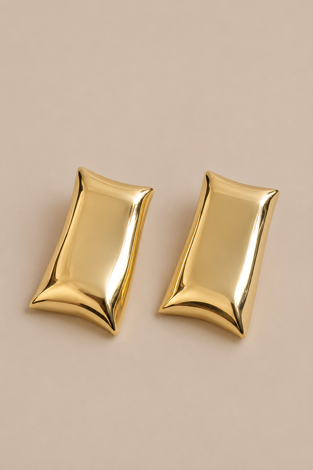 Bossa - Statement Gold Earrings