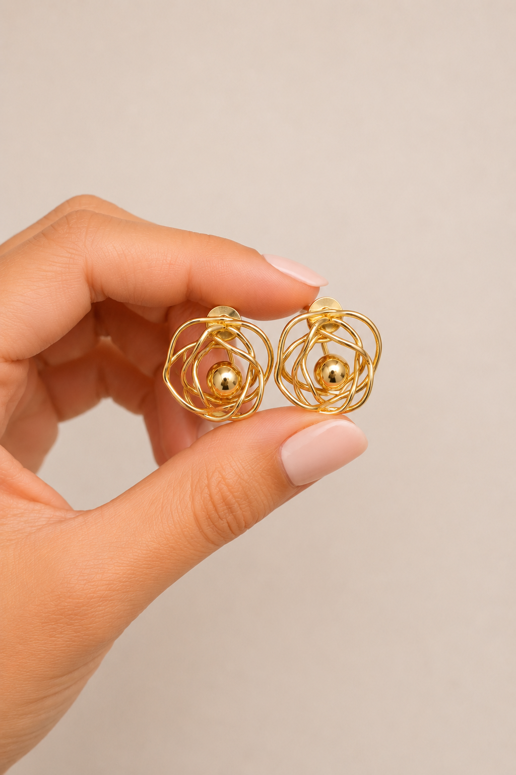Bossa - Flower Gold Earrings