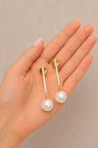 Bossa - Pearl Gold Earrings