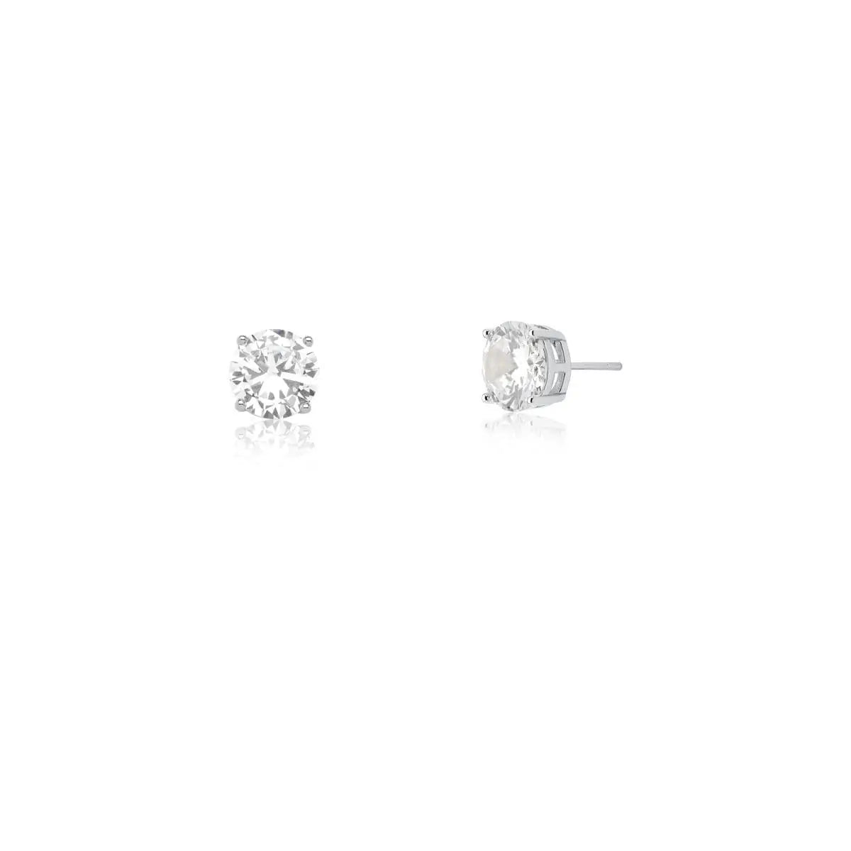 Round Crystal Stud 'Point of Light'
