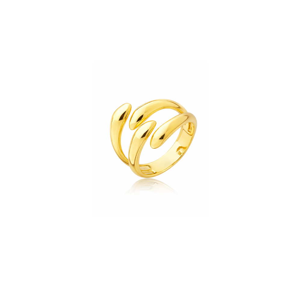 Duo Teardrop Ring