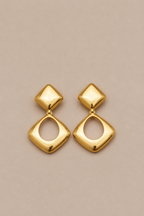 Bossa - Drop Gold Earrings