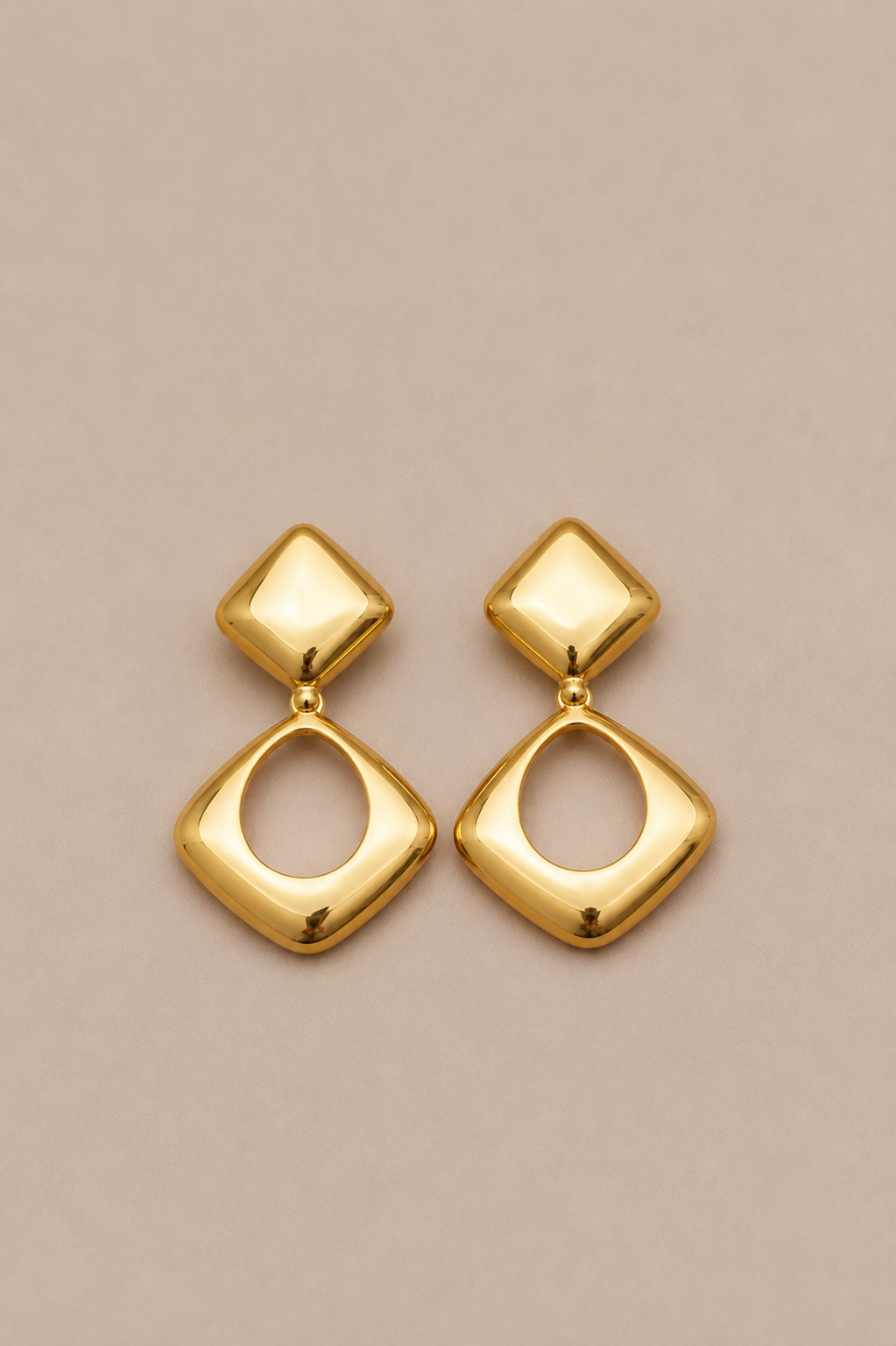 Bossa - Drop Gold Earrings