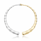 Wavy Two-Tone Collar