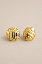 Bossa - Round Stud Earrings