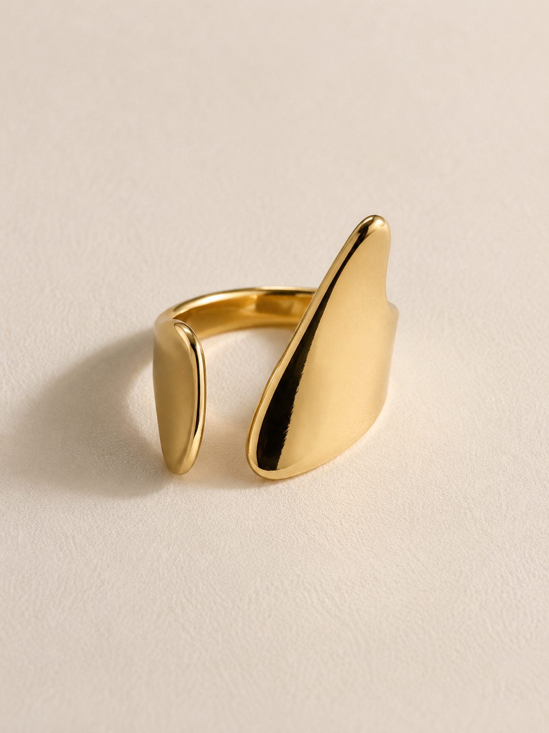 Bossa - Wide Adjustable Gold Ring