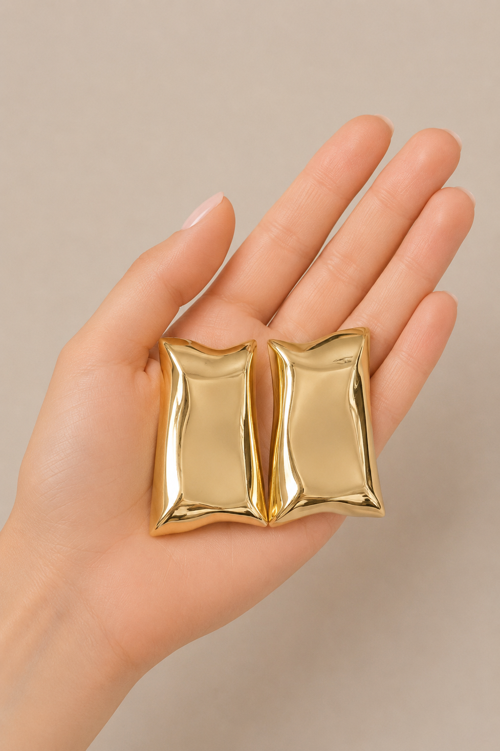 Bossa - Statement Gold Earrings