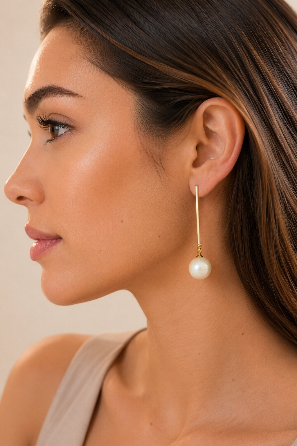 Bossa - Pearl Gold Earrings