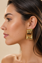 Bossa - Statement Gold Earrings