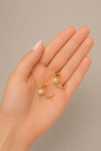 Bossa - Pearl Gold Earrings