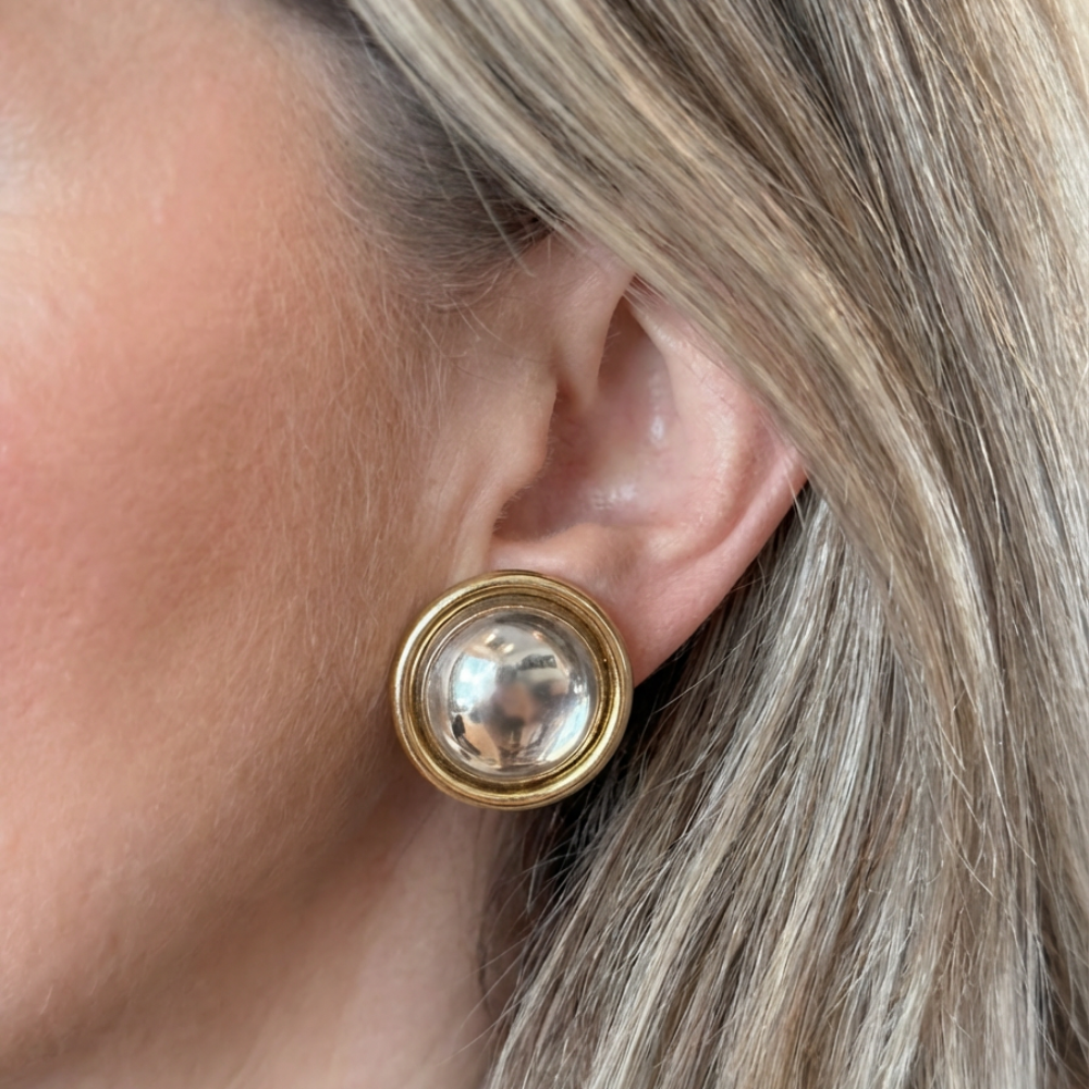 Classic Halo Stud Earrings