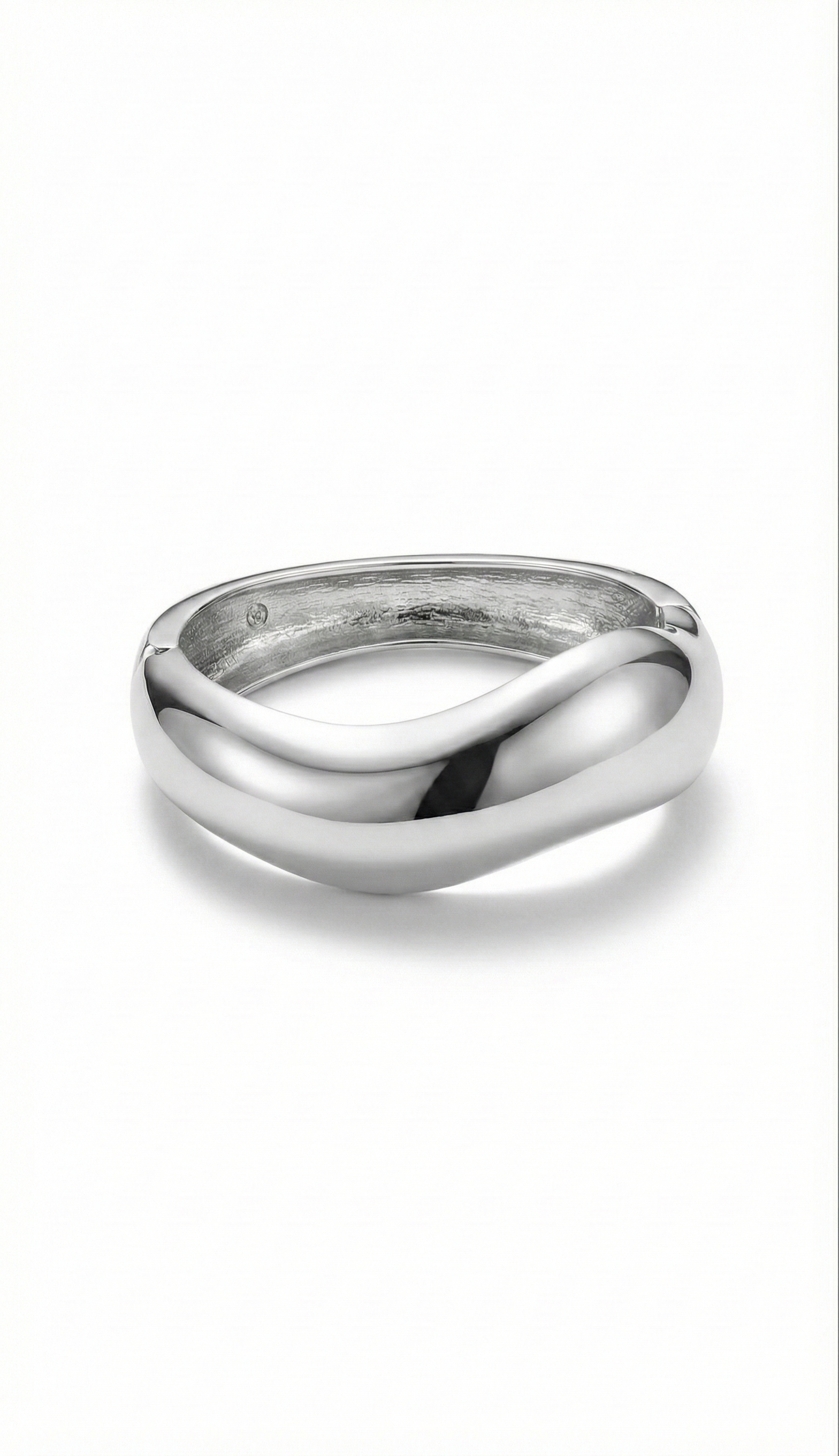 Polished Silver Dome Bracelet