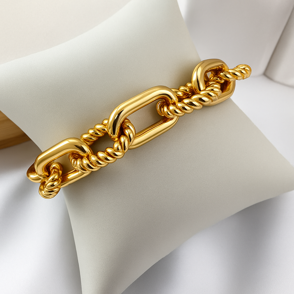 Gold Link Bracelet