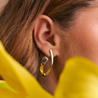 Curved Hollow Earrings