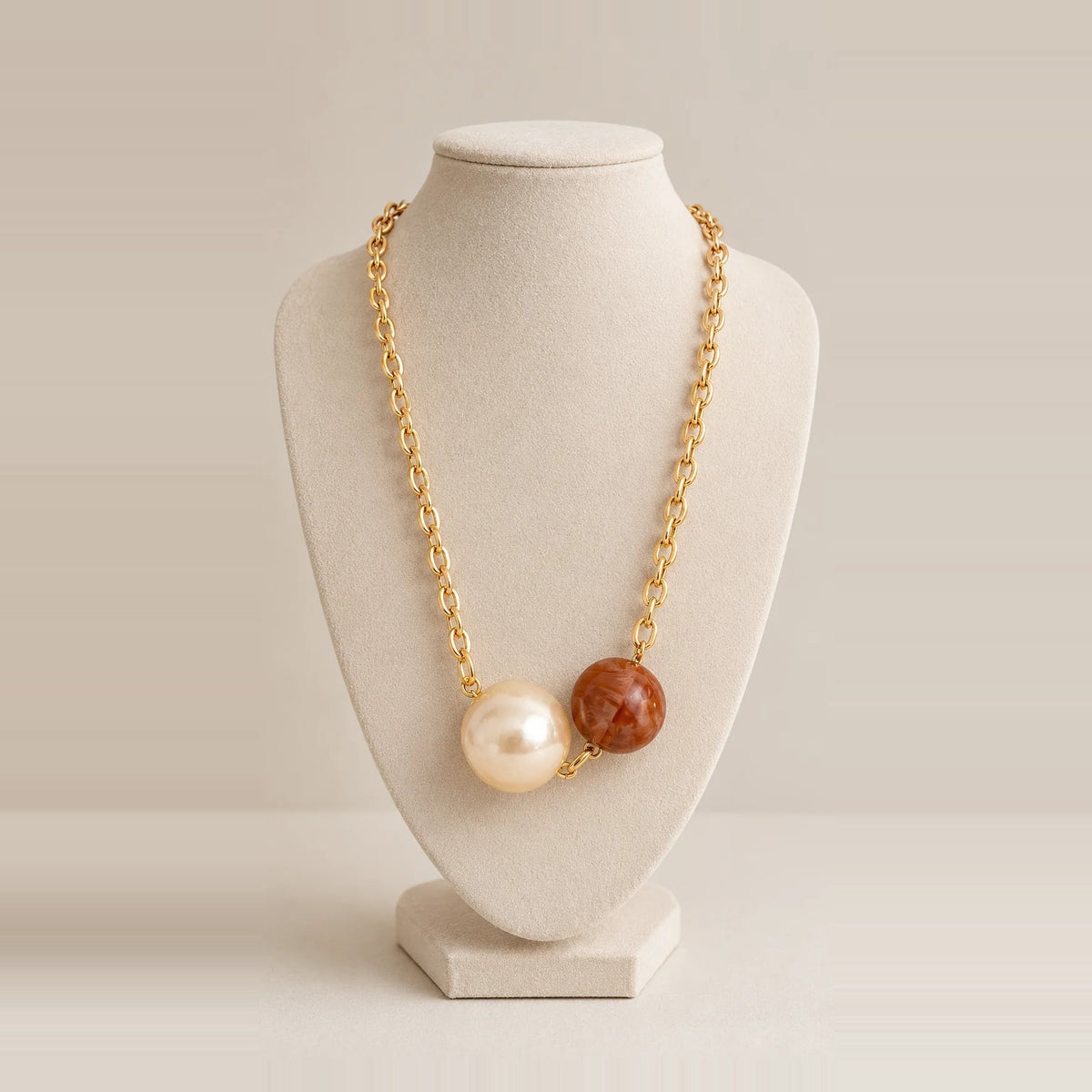 Bossa - Statement Gold Necklace