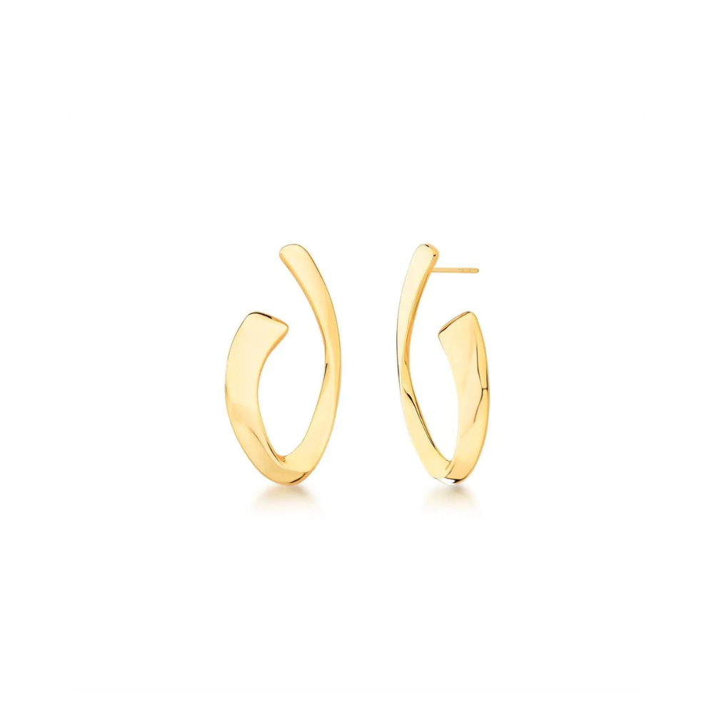 Curved Hollow Earrings
