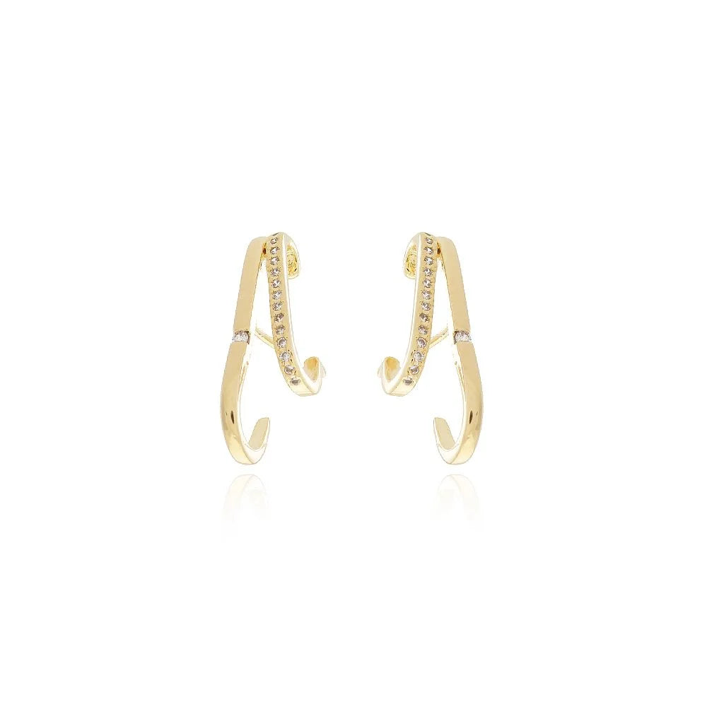 Curved Ear Hook (Two Rows)